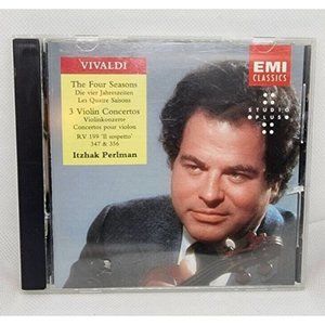 Itzhak Perlman Vivaldi The Four Seasons 3 Violin Concertos CD EMI Classics